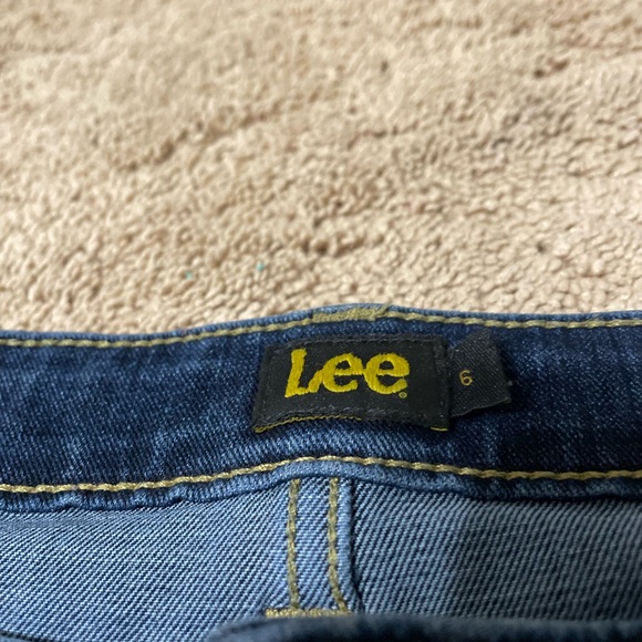 Lee Women's Dark Blue High Rise Jeans - Picture 5 of 10